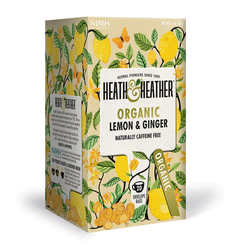 Organic Lemon & Ginger 20 Bag
