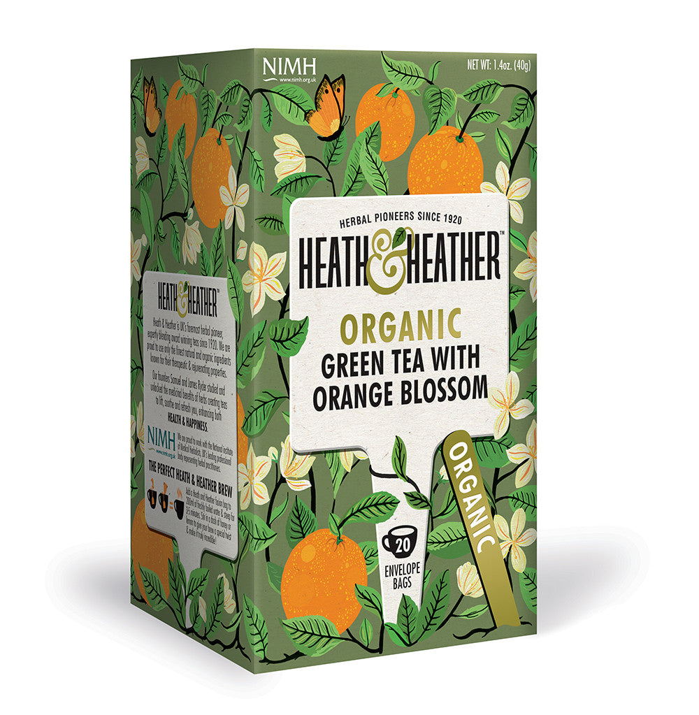Organic Green Tea with Orange Blossom 20 bags